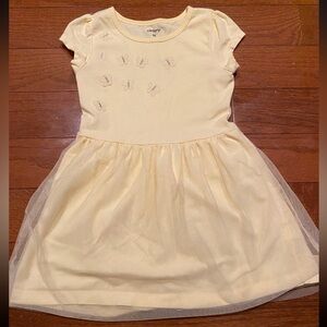 Carter's Yellow Butterfly Dress, Size 4T
